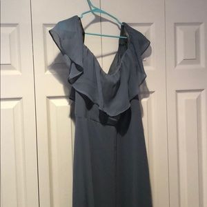 Off the shoulder strapless dress